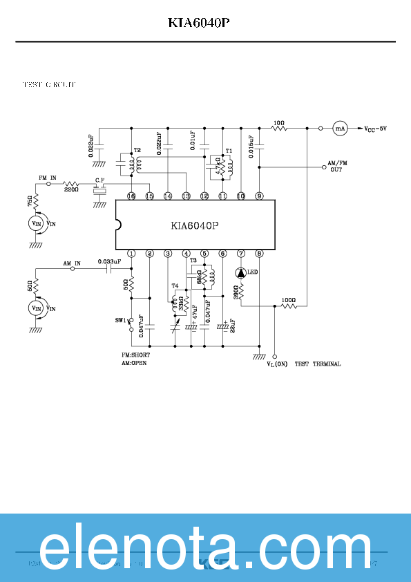 KIA6040P Datasheet PDF (539 KB) KEC | Pobierz z Elenota.pl