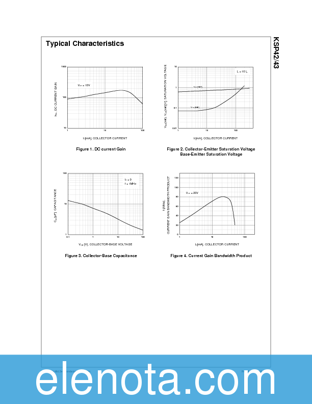 KSP42 Datasheet PDF (37 KB) Fairchild Pobierz z Elenota.pl