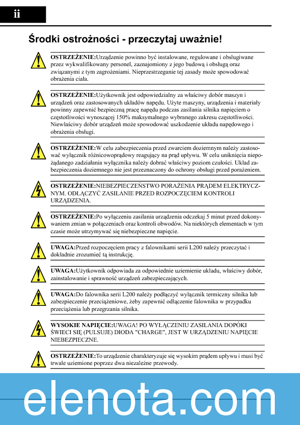 L200 Datasheet PDF (5.31 MB) Hitachi | Pobierz z Elenota.pl