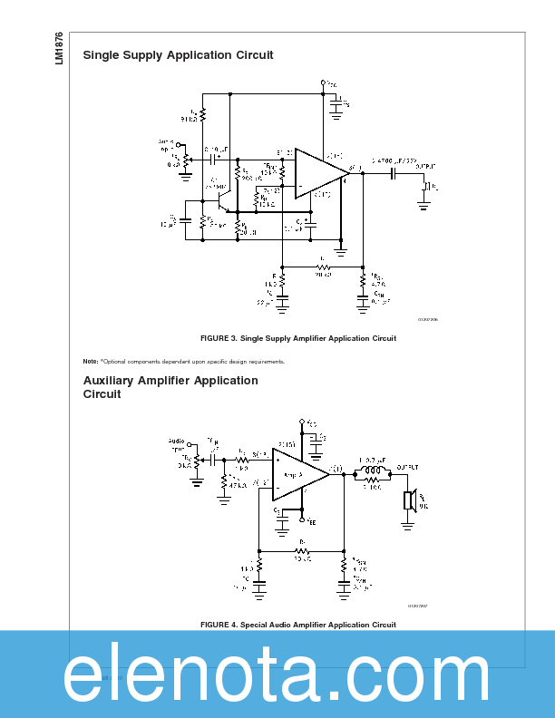 LM1876 Datasheet PDF (702 KB) National Semiconductor | Pobierz z Elenota.pl