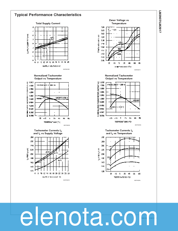 LM2907 Datasheet PDF (712 KB) National Semiconductor | Pobierz z Elenota.pl