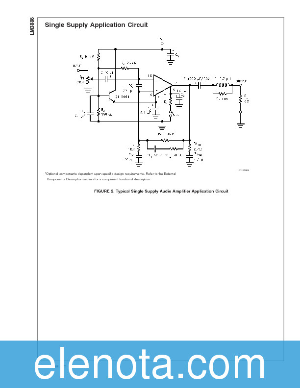 LM3886 Datasheet PDF (852 KB) National Semiconductor | Pobierz z Elenota.pl