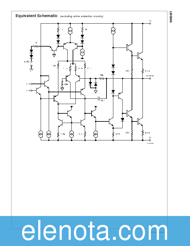 LM3886 Datasheet PDF (852 KB) National Semiconductor | Pobierz z Elenota.pl