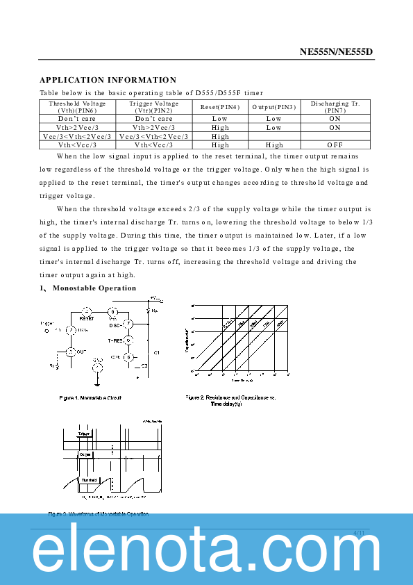 NE555D Datasheet PDF (1.51 MB) Tiger Electronic Co | Pobierz z Elenota.pl