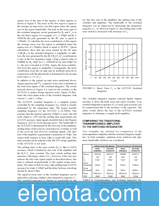 OPA627 Datasheet PDF (67 KB) Burr-Brown | Pobierz z Elenota.pl
