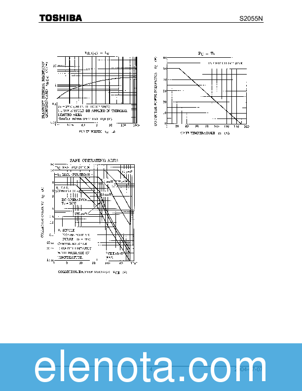 S2055N Datasheet PDF (292 KB) Toshiba | Pobierz z Elenota.pl