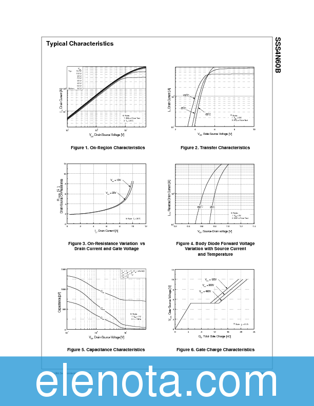 SSS4N60B Datasheet PDF (674 KB) Fairchild | Pobierz z Elenota.pl