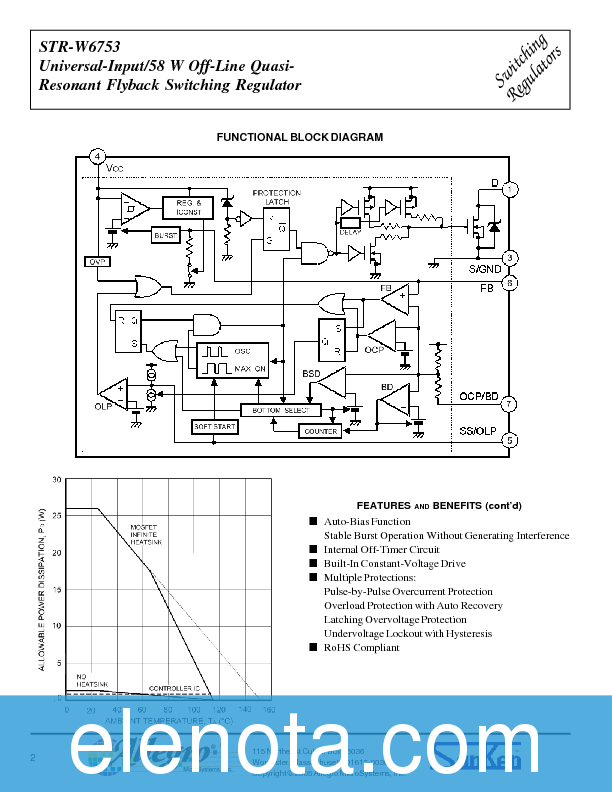 STRW6753 Datasheet PDF (207 KB) Allegro Microsystems | Pobierz z Elenota.pl