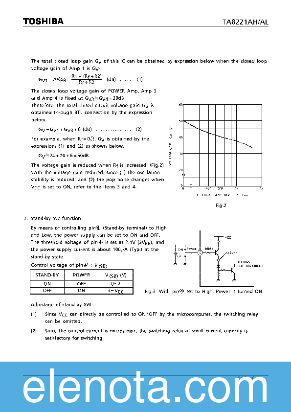 TA8221AH Datasheet PDF (621 KB) Toshiba | Pobierz z Elenota.pl