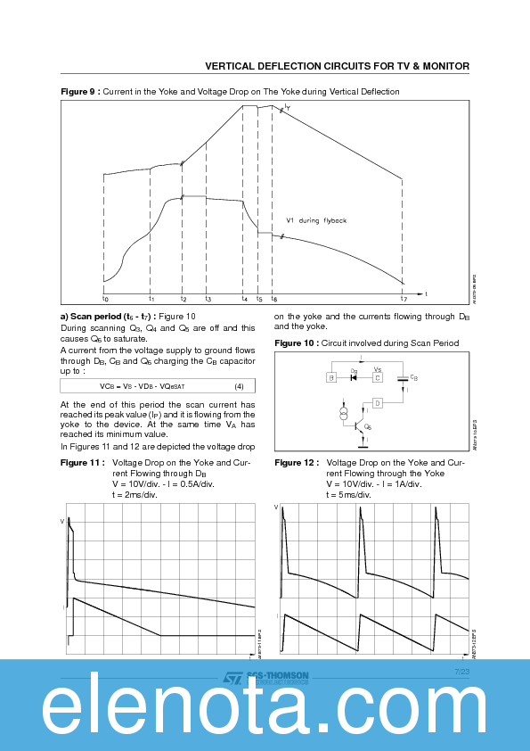 TDA8170 Datasheet PDF (811 KB) STMicroelectronics | Pobierz z Elenota.pl