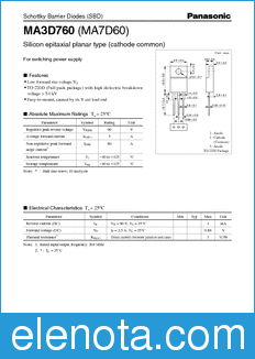 Panasonic (MA7D60) datasheet