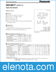 Panasonic (OH017) datasheet