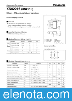 Panasonic (XN2216) datasheet