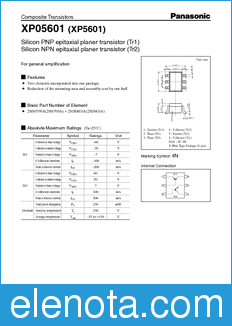 Panasonic (XP5601) datasheet