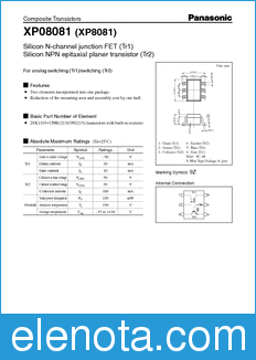 Panasonic (XP8081) datasheet
