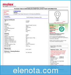 Molex Electronics 0190440138 datasheet