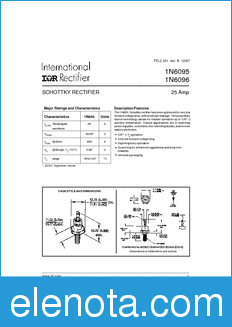 International Rectifier 1N6096 datasheet