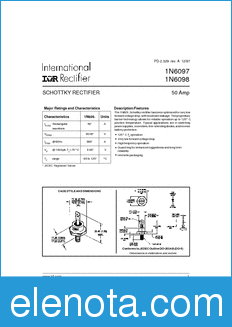 International Rectifier 1N6097 datasheet