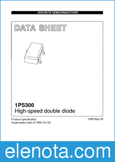 Philips 1PS300 datasheet