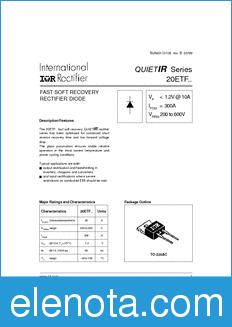 International Rectifier 20ETF datasheet