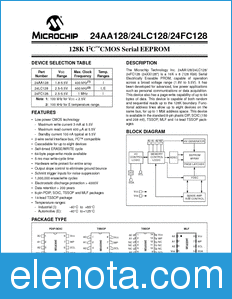 Microchip 24AA128 datasheet