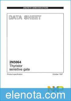NXP 2N5064 datasheet