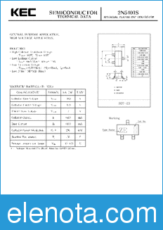 KEC 2N5401S datasheet
