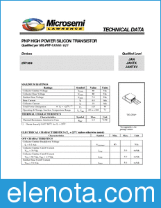 Microsemi 2N7369 datasheet
