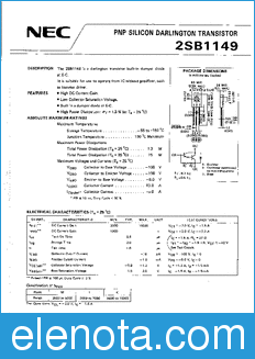 NEC 2SB1149 datasheet