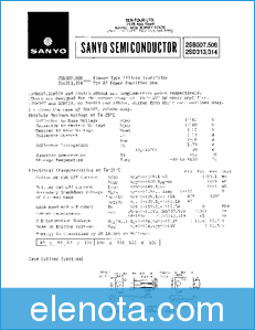 Sanyo Semicon Device 2SB507 datasheet