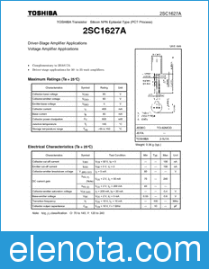 Toshiba 2SC1627A datasheet
