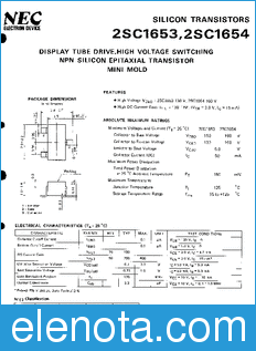 NEC 2SC1653 datasheet