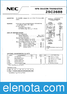 NEC 2SC2688 datasheet