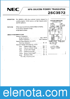 NEC 2SC3572 datasheet
