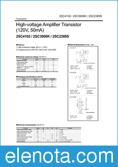 Rohm 2SC4102 datasheet