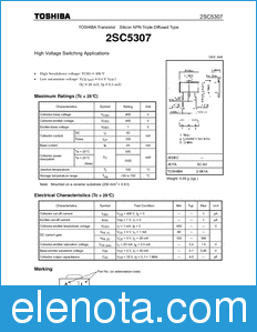 Toshiba 2SC5307 datasheet