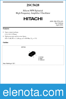 Hitachi 2SC5628 datasheet