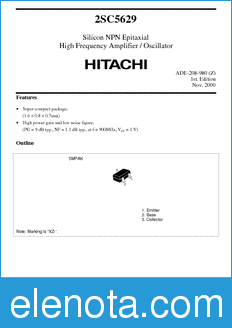 Hitachi 2SC5629 datasheet