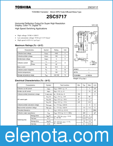 Toshiba 2SC5717 datasheet