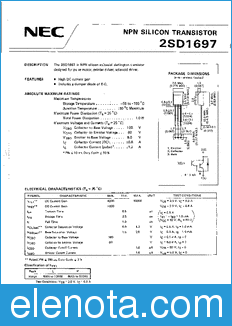 NEC 2SD1697 datasheet