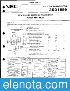NEC 2SD1699 datasheet