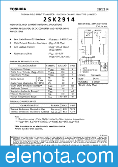 Toshiba 2SK2914 datasheet