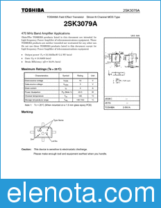 Toshiba 2SK3079A datasheet