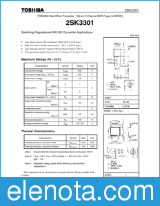 Toshiba 2SK3301 datasheet