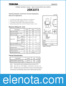 Toshiba 2SK3373 datasheet