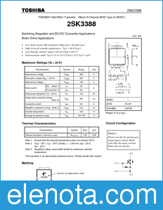 Toshiba 2SK3388 datasheet