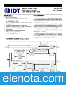 IDT 49C466 datasheet