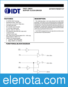 IDT 49FCT805T datasheet