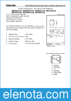 Toshiba 4N29(SHORT) datasheet