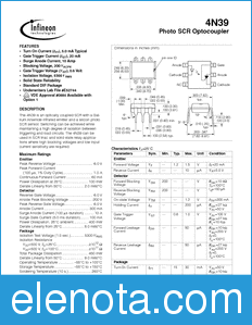 Infineon 4N39 datasheet